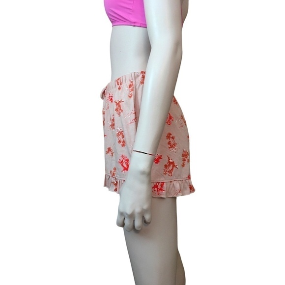 Abound Ruffle Drawstring Shorts Versatile Lounge, Leisure Casual, Sleep - Picture 8 of 13